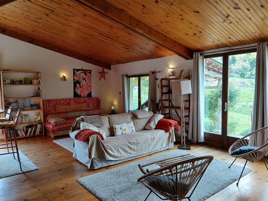 Bright Loft With Mountain And Nature View Sougraigne Екстер'єр фото