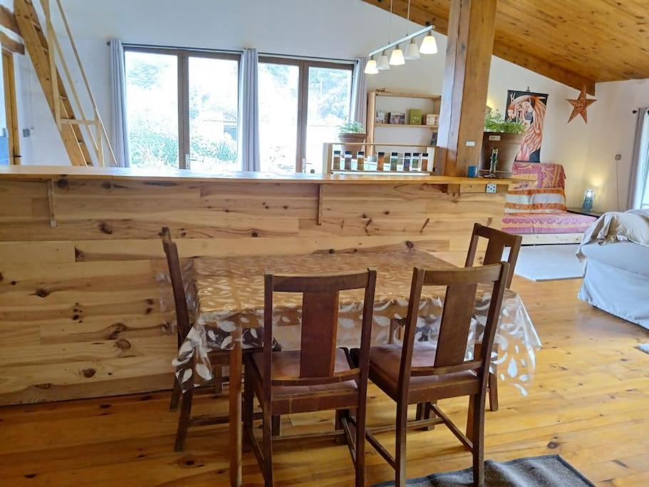 Bright Loft With Mountain And Nature View Sougraigne Екстер'єр фото